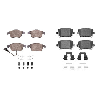 DFC® - 5000 Advanced Low Metallic Front and Rear Disc Brake Pad Set