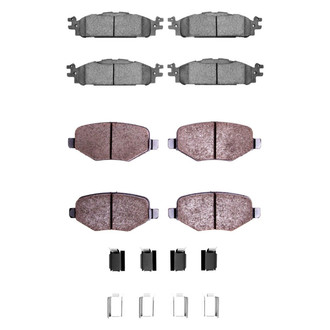 DFC® - 5000 Advanced Ceramic Front and Rear Disc Brake Pad Set
