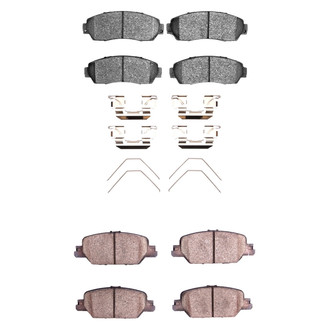 DFC® - 5000 Advanced Ceramic Front and Rear Disc Brake Pad Set