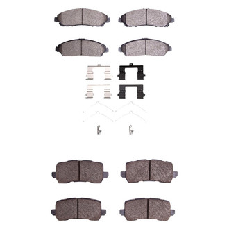 DFC® - 5000 Advanced Ceramic Front and Rear Disc Brake Pad Set