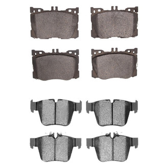 DFC® - 5000 Advanced Low Metallic Front and Rear Disc Brake Pad Set