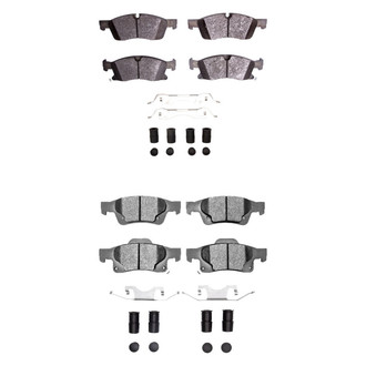 DFC® - 5000 Advanced Ceramic Front and Rear Disc Brake Pad Set