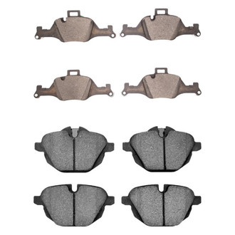 DFC® - 5000 Advanced Low Metallic Front and Rear Disc Brake Pad Set