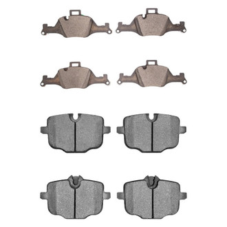 DFC® - 5000 Advanced Low Metallic Front and Rear Disc Brake Pad Set