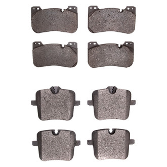 DFC® - 5000 Advanced Low Metallic Front and Rear Disc Brake Pad Set