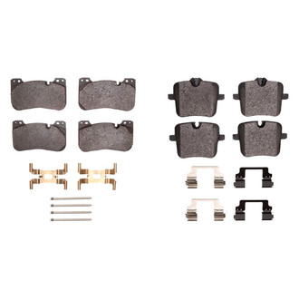DFC® - 5000 Advanced Low Metallic Front and Rear Disc Brake Pad Set