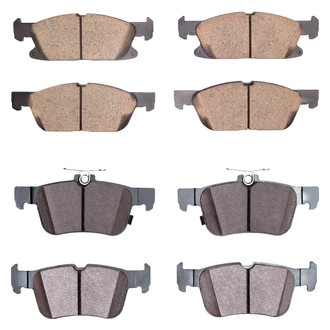 DFC® - 5000 Advanced Ceramic Front and Rear Disc Brake Pad Set