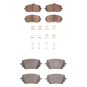 DFC® - 5000 Advanced Ceramic Front and Rear Disc Brake Pad Set
