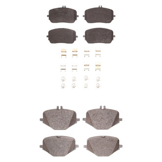 DFC® - 5000 Advanced Low Metallic Front and Rear Disc Brake Pad Set