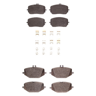 DFC® - 5000 Advanced Low Metallic Front and Rear Disc Brake Pad Set