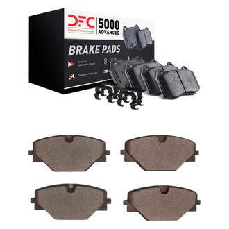 DFC® - 5000 Advanced Low Metallic Front and Rear Disc Brake Pad Set