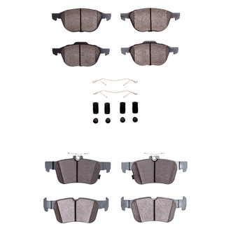 DFC® - 5000 Advanced Ceramic Front and Rear Disc Brake Pad Set