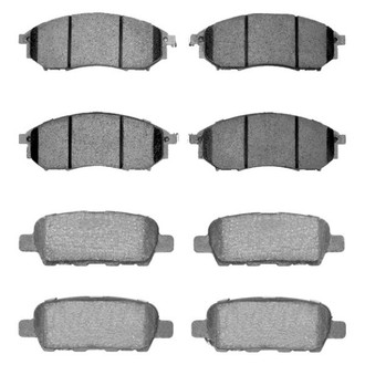 DFC® - 5000 Euro Ceramic Front and Rear Disc Brake Pad Set