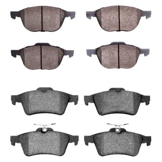 DFC® - 5000 Euro Ceramic Front and Rear Disc Brake Pad Set