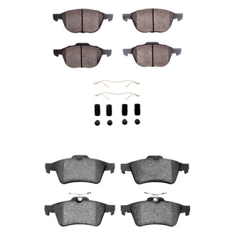 DFC® - 5000 Euro Ceramic Front and Rear Disc Brake Pad Set