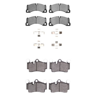 DFC® - 5000 Euro Ceramic Front and Rear Disc Brake Pad Set