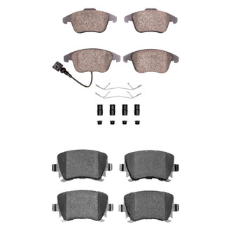DFC® - 5000 Euro Ceramic Front and Rear Disc Brake Pad Set