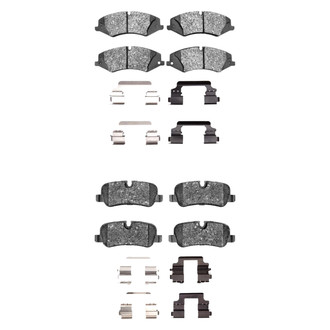 DFC® - 5000 Euro Ceramic Front and Rear Disc Brake Pad Set