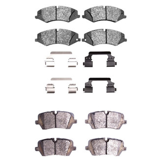 DFC® - 5000 Euro Ceramic Front and Rear Disc Brake Pad Set