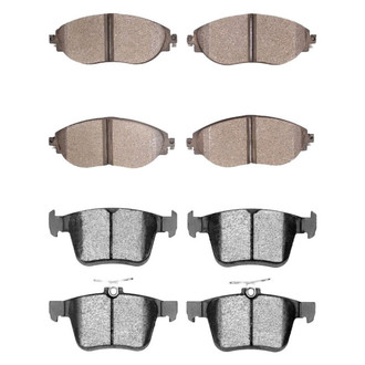 DFC® - 5000 Euro Ceramic Front and Rear Disc Brake Pad Set