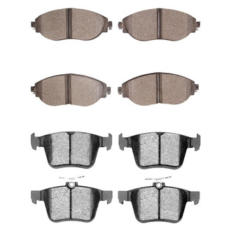 DFC® - 5000 Euro Ceramic Front and Rear Disc Brake Pad Set