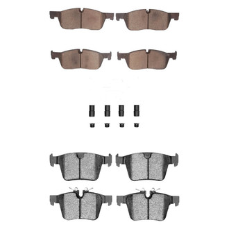 DFC® - 5000 Euro Ceramic Front and Rear Disc Brake Pad Set