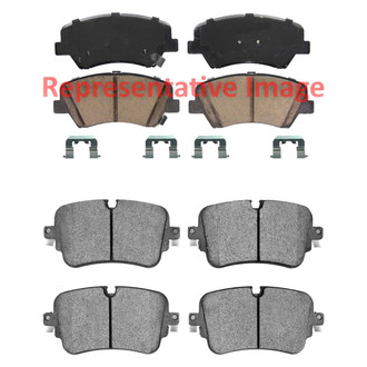 DFC® - 5000 Euro Ceramic Front and Rear Disc Brake Pad Set