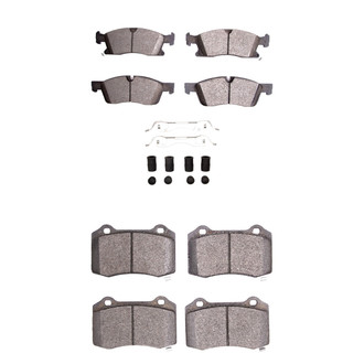 DFC® - 5000 Euro Ceramic Front and Rear Disc Brake Pad Set