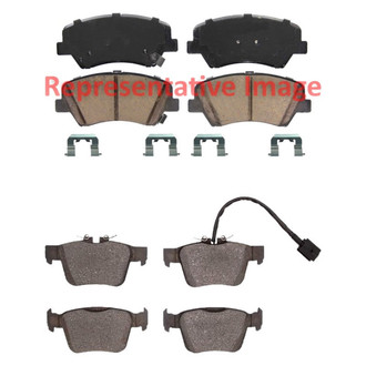 DFC® - 5000 Euro Ceramic Front and Rear Disc Brake Pad Set