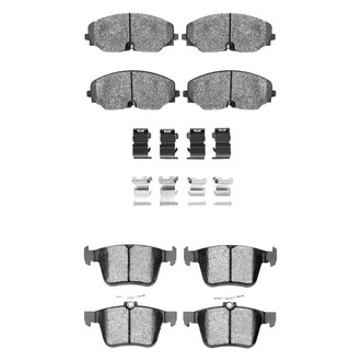 DFC® - 5000 Euro Ceramic Front and Rear Disc Brake Pad Set