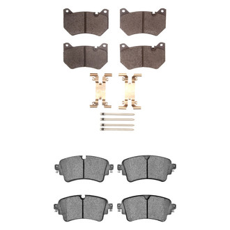 DFC® - 5000 Euro Ceramic Front and Rear Disc Brake Pad Set