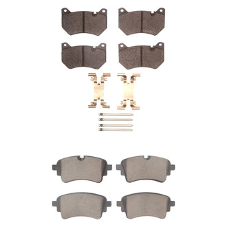 DFC® - 5000 Euro Ceramic Front and Rear Disc Brake Pad Set