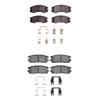 DFC® - 4000 HybriDynamic Hybrid Front and Rear Brake Pad Set