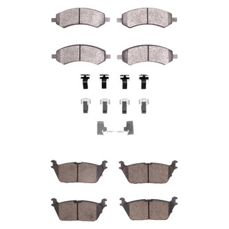 DFC® - 4000 HybriDynamic Hybrid Front and Rear Brake Pad Set