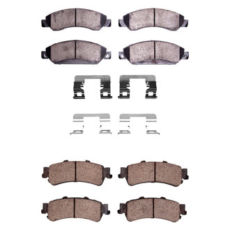DFC® - 4000 HybriDynamic Hybrid Front and Rear Brake Pad Set
