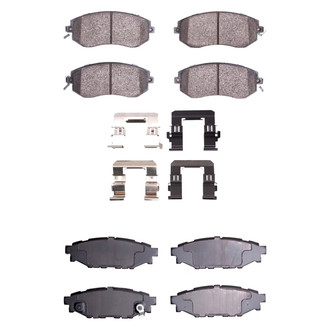 DFC® - 4000 HybriDynamic Hybrid Front and Rear Brake Pad Set
