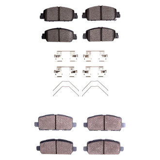 DFC® - 4000 HybriDynamic Hybrid Front and Rear Brake Pad Set