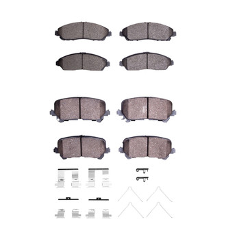 DFC® - 4000 HybriDynamic Hybrid Front and Rear Brake Pad Set
