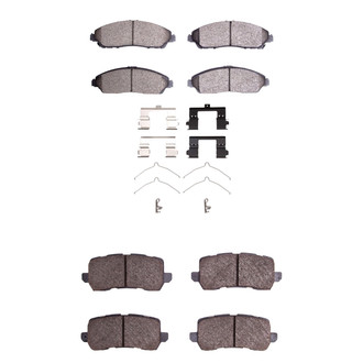 DFC® - 4000 HybriDynamic Hybrid Front and Rear Brake Pad Set