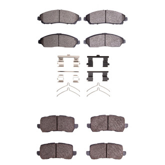 DFC® - 4000 HybriDynamic Hybrid Front and Rear Brake Pad Set