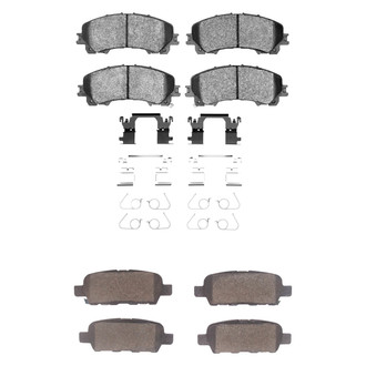 DFC® - 4000 HybriDynamic Hybrid Front and Rear Brake Pad Set