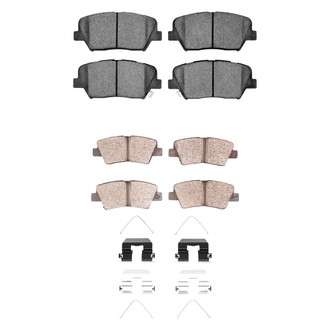 DFC® - 4000 HybriDynamic Hybrid Front and Rear Brake Pad Set