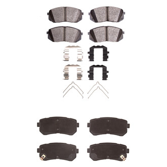 DFC® - 4000 HybriDynamic Hybrid Front and Rear Brake Pad Set