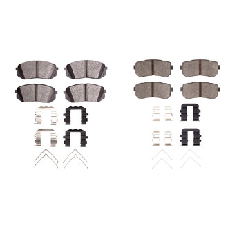 DFC® - 4000 HybriDynamic Hybrid Front and Rear Brake Pad Set