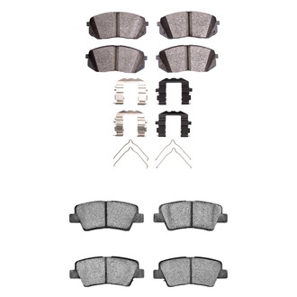DFC® - 4000 HybriDynamic Hybrid Front and Rear Brake Pad Set