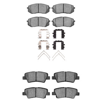 DFC® - 4000 HybriDynamic Hybrid Front and Rear Brake Pad Set