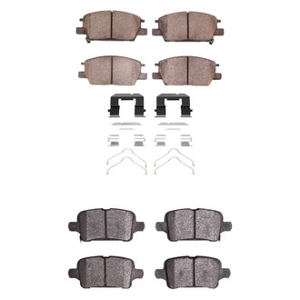 DFC® - 4000 HybriDynamic Hybrid Front and Rear Brake Pad Set
