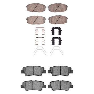 DFC® - 4000 HybriDynamic Hybrid Front and Rear Brake Pad Set