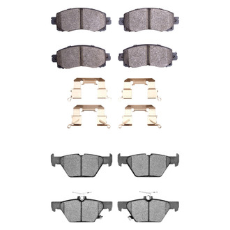 DFC® - 4000 HybriDynamic Hybrid Front and Rear Brake Pad Set