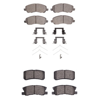 DFC® - 4000 HybriDynamic Hybrid Front and Rear Brake Pad Set